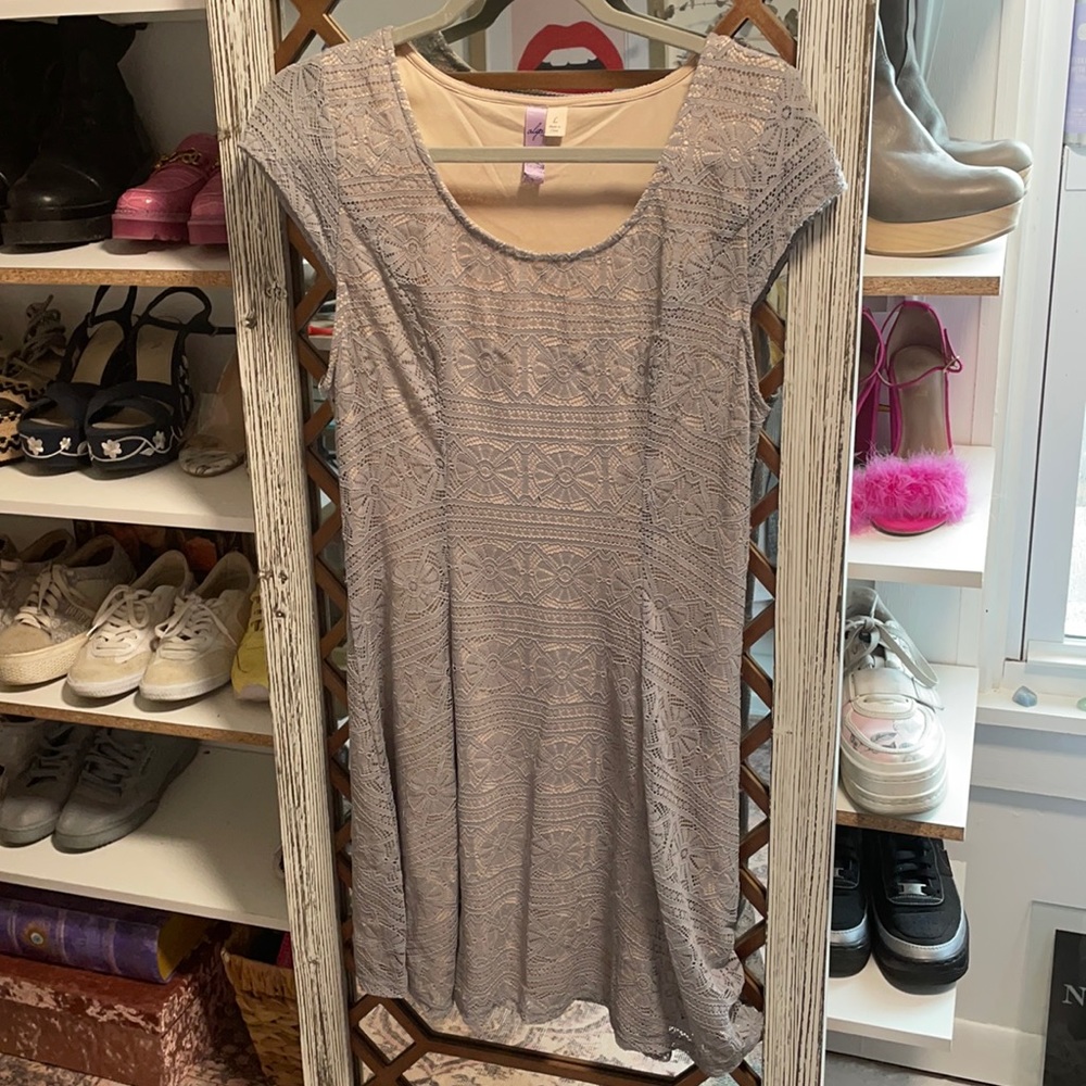 Lace mini dress